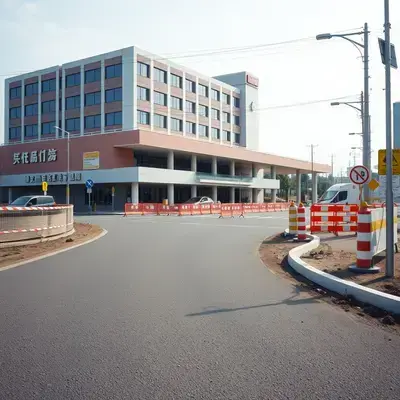 大学病院緊急アクセス道路