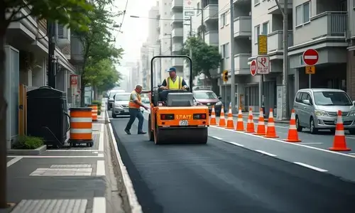 都市道路舗装